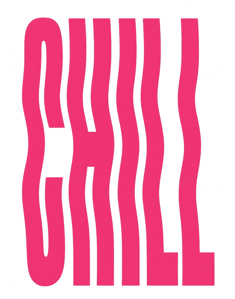 Text - Chill Wavy Topography