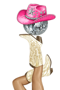 Cowboy DiscoBall Hat