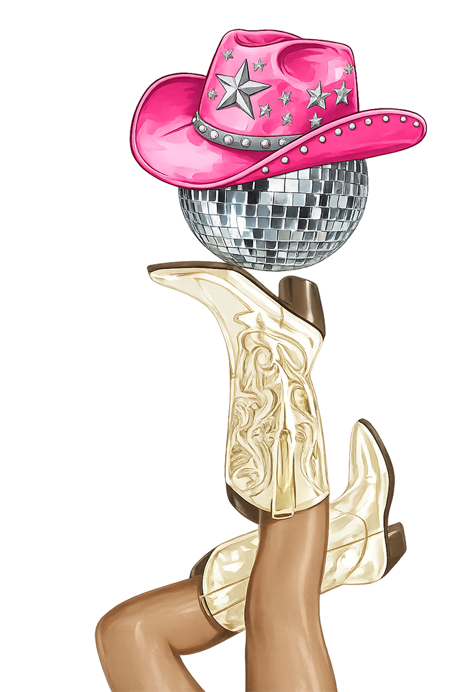Cowboy DiscoBall Hat